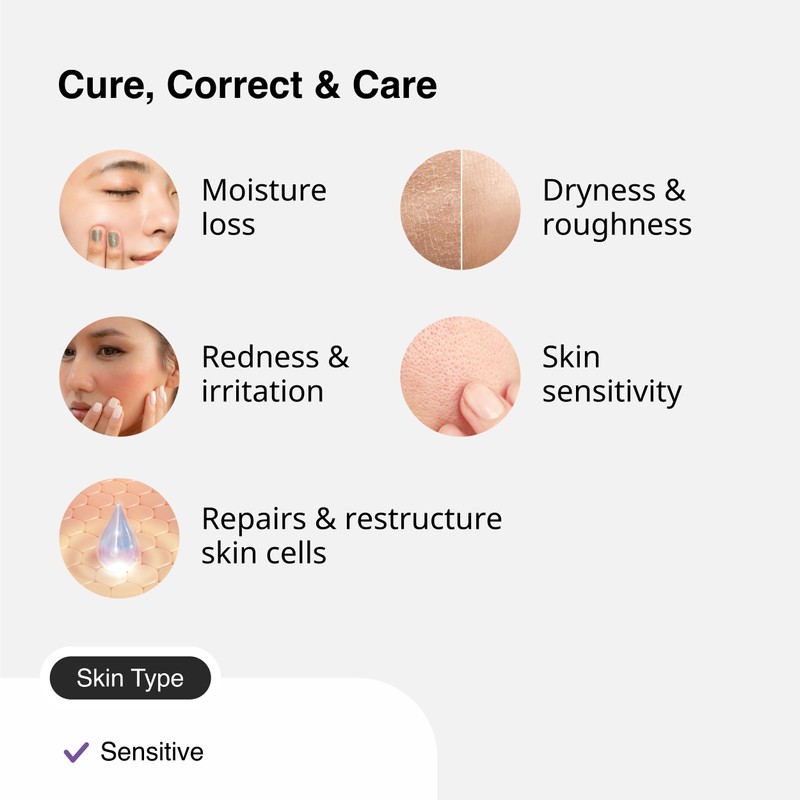 Cureskin Barrier Restructure Cream | Nourishes and Repairs | Ceramides,