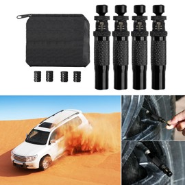 FSDSHGKDG Automatic Tire Deflators, Includes Valves Caps and Carry Bag Suitable for Easy Pressure Adjustment, Safe Driving
