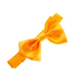 My Lello Classic Baby Pre- Tied Satin Adjustable Bow Tie Solid Formal Tuxedo Style - Golden Yellow