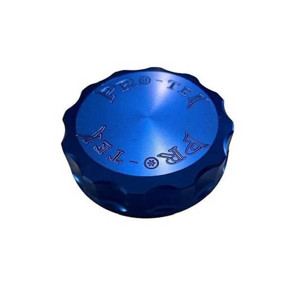 Pro-Tek Blue Rear Brake Fluid Reservoir Cap Made For Kawasaki