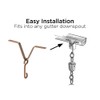 Good Directions 467P Gutter Clip for Rain Chain , Brown