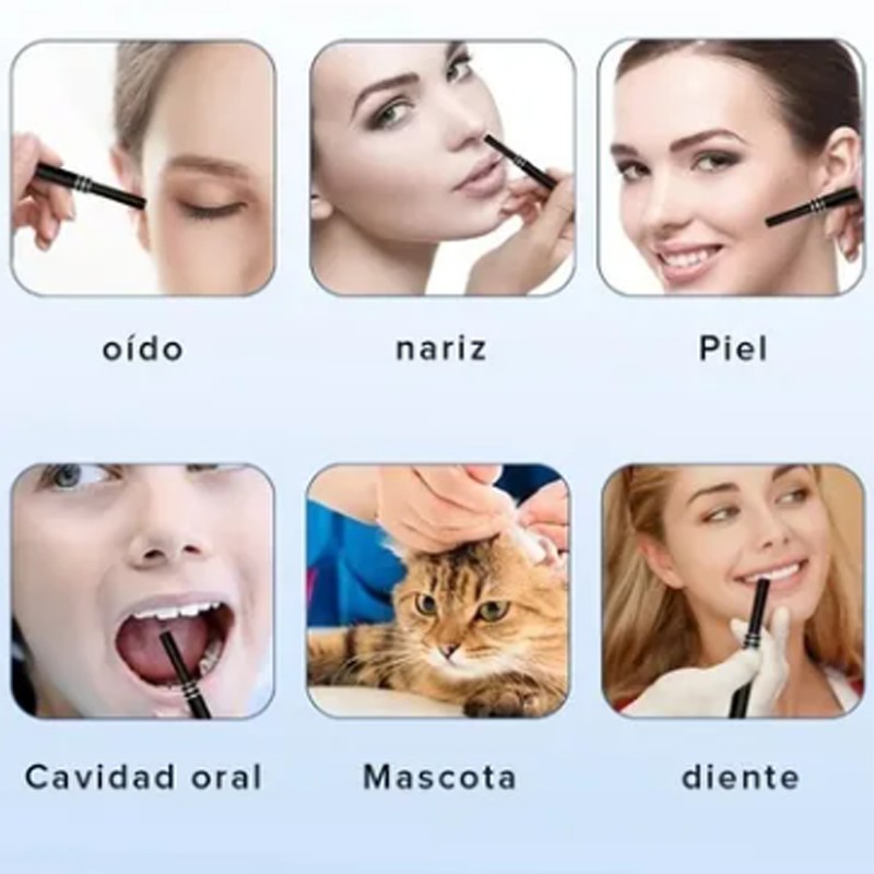 Ear Wax Removal Endoscope 6 LED Adjust Light Clear Image