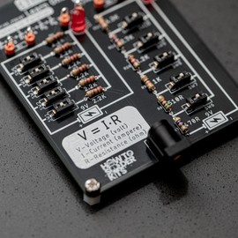 Ohm’s Craft – DIY Educational Soldering Kit | Demonstrate Series & Parallel Resistor Networks | STEM Learning Board with LED Feedback & Test Points for Teens & Hobbyists