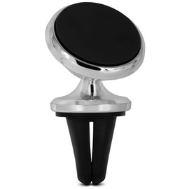 ONEFLOWMobile Phone Holder Car Magnetic for All Blackviews Mobile Phone Holder with Magnet for Car Ventilation - 360 Degree Ball Joint Universal Car Holder Mobile Phone Silver