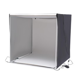 Led Photo Light Box Portable Tent Cube Studio Photography Foldable Shooting Kit Folding Kinds Backgrounds Professional Dimmable Lights Backdrops Soft Processing Triangle Joints（3.3 * 3.3 Feet ）