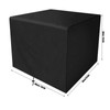 Dust Cover 100x60x90cm Rectangle Dust Sun Protection Weatherproof Breathable Tear