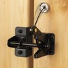 HILLMASTER Self Locking Gate Latch for Wooden Fence with Steel