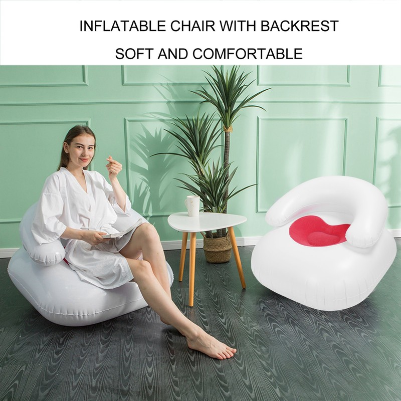 Portable Inflatable Sofa Lounge Chair Blow Up Chair for Living
