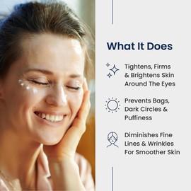 Restorative Eye Cream with Eyeliss™ - For Eye Bags, Dark Circles & Fine Lines - Paraben-Free, Cruelty-Free, Vegan - 0.5 fl oz. - Pack of 3