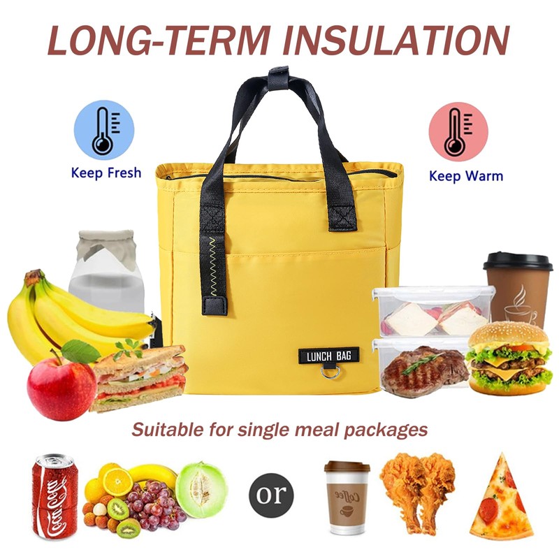 MLPKOI Lunch Bag for Men and Women, Cool Bag, Small