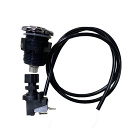 GOZAR 25V-250V Bath Switch Pneumatic Air Button Kit Garbage Waste Disposal Garbage Disposer Air Switch Kit - 34mm