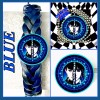 BABY METAL BLUE LEATHER BRACELETS