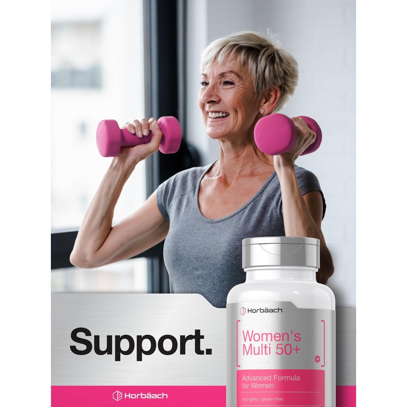 Horbäach Women's Multivitamin 50 Plus | 60 Coated Caplets |