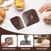 Pan Scraper 6-Pack, Plastic Cleaning Tool for Pots and Pans,