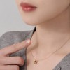Gold&Deer 14KGP Curve Volume Water Drop Necklace Yellow Gold /