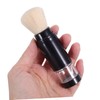 TOVINANNA Retractable Blush Brush with Refillable Powder Bottle Portable Knob
