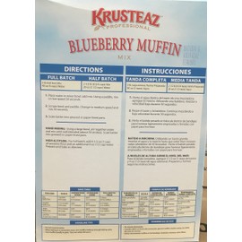 5 Pounds Krusteaz Real Wild Blueberry Muffin Mix, Pack of 1