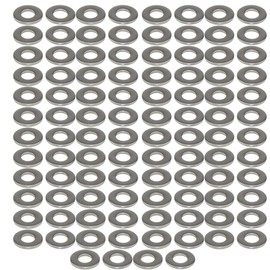 304 Stainless Steel ID 3/16" OD 15/32" Flat Washer Plain Washer Sheet Metal Gasket Fastener M5X12X1(100pcs)