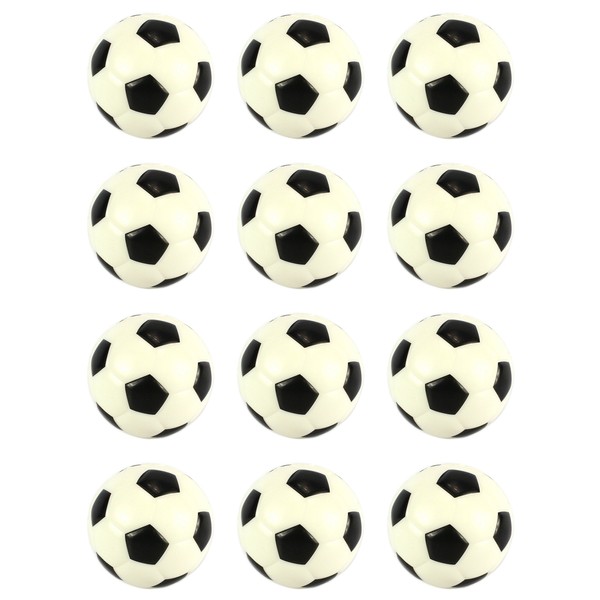 Set of 12 Squeeze Foam 2.5" Soccer Balls, Perfect for Stress Relieving, Sports Playsets Add On