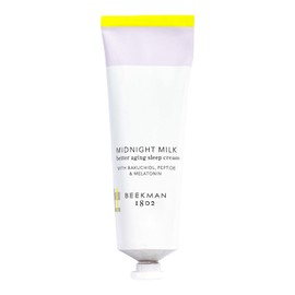 Beekman 1802 Crema facial Midnight Milk Better Aging Sleep - Sin fragancia - 2.13 onzas lquidas - Mascarilla nocturna - Con bakuchiol y melatonina -  