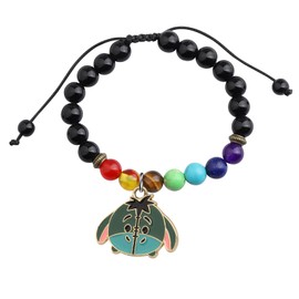 FEELMEM Eeyore Cartoon Charm Beads Bracelet Eeyore Lover Inspiration Gift Movie Inspired Gift Eeyore Fans Gift (Eeyore Bracelet)