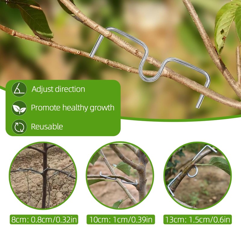 eupdd 36 Pieces Fruit Tree Branch Separators: M8+M10+M13 Branch Puller,