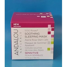 Andalou Naturals ( 1 ) Andalou 1000 ROSES Sensitive SOOTHING SLEEPING MASK 1.7 fl oz /50 mL
