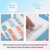 PATIKIL Clear Index Sticky Tabs, 240 Pcs Medium Transparent Sticky
