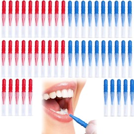 50 Cepillos Interdentales(5.5CM), Cepillo Interdental Para Limpieza Dental Eficaz, Diseño Portátil Para Uso En Oficina Y Viajes, Para Pacientes Ortodónticos y Personas Con Necesidades De Atención Oral