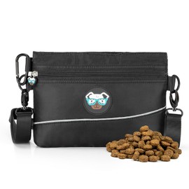 Joyride Harness Dog Training Treat Pouch - Adjustable Waist Belt, Clip-On Feature, & Built-in Poop Bag Dispenser Compact, Durable & Stylish Pet Reward Bag