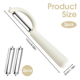 Sparschäler,Kartoffelschäler Ersatzteile,Schälmesser Küchenhelfer,Julienne Schäler