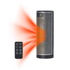 BLACK+DECKER Ceramic Oscillating Tower Heater with Remote Control, Space Heater