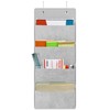 Simple Houseware Over the Door Hanging Wall File Organizer, 4