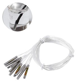 PT100 Temperature Sensor, PT100 Probe, Waterproof Temperature Probe, 2-Wire Temperature Sensor, -20~250°C, Digital Temperature Meter for Controller, Pack of 10