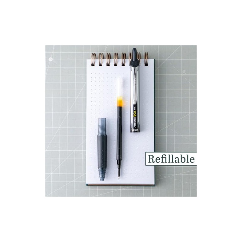 Pilot Precise V10 Retractable Rolling Ball Pen, Bold Point, 1.0