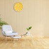 Crosstime 10 Inch Yellow Wall Clock with Big Numbers -