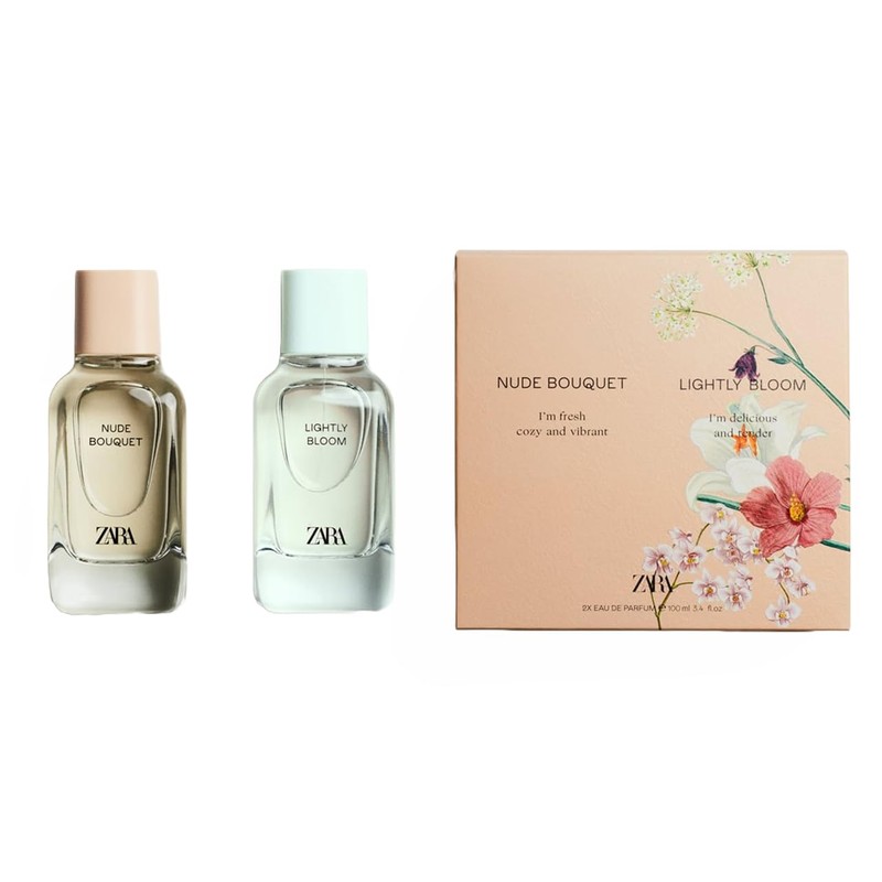 Zara Lightly Bloom + Nude Bouquet Perfume for Women EDP