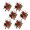 Pinecone Napkin Rings Sweet Reusable Christmas Napkin Holders Table Decor