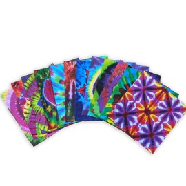 Origami Paper 500 Sheets Tie-Dye Patterns 6 in 15 Cm: High-Quality, Double-Sided Origami Sheets Printed With 12 Designs Instructions for 6 Projects Included