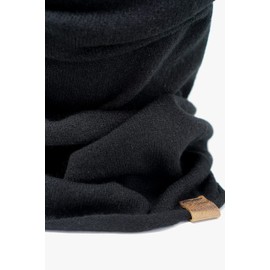 Borges & Scott The St Anton - 100% Cashmere Snood - Neck Gaiter - Midnight