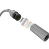 Cable Extension Adapter 1200Mbps SPX Male to RJ45 Female Connector