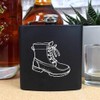 6oz (170ml) 'Work Boot' Pocket Hip Flask (HP00032713)