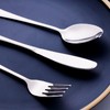 Travel Utensils with Case,SAOHYPEI Portable Silverware Set for Work, 4-Piece