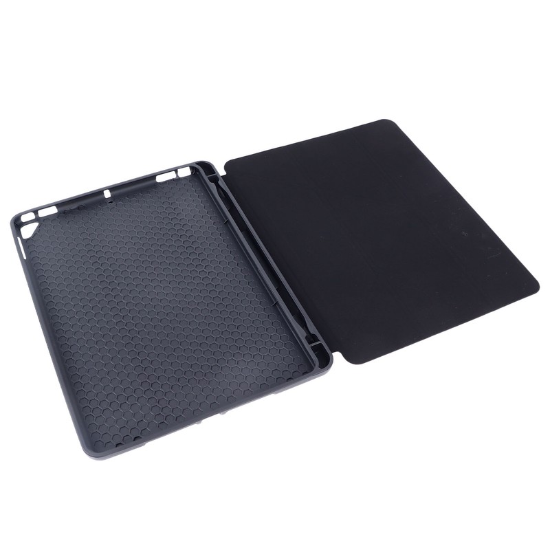 Tablet Case Black Soft TPU Precise Cutouts Pencil Holder Multi