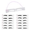 YINKE Eyebrow Template for Women, Set of 12, Eyebrow Stencils,
