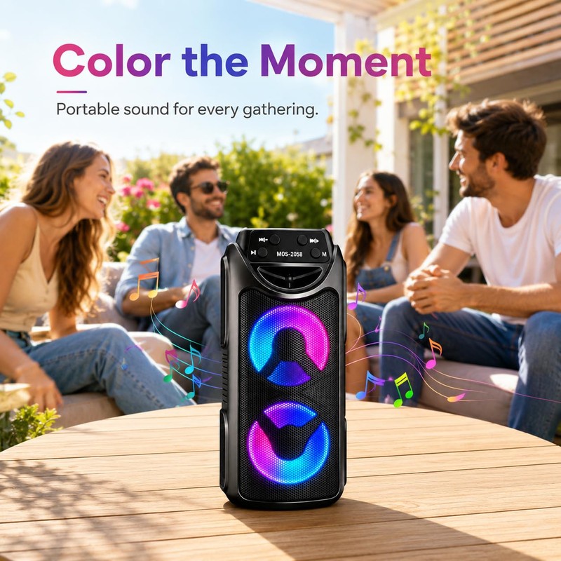 Bluetooth Speaker 2058 RGB