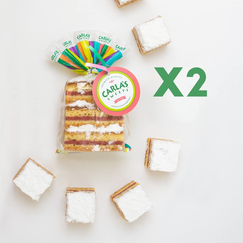 Carla's Sweets Assortment 18 (2 Guava Cakes, 1 Meringue, 1