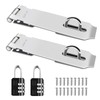 Tanbupu 2Pcs Door Locks Hasp Latch,5 Inch 304 Stainless Steel