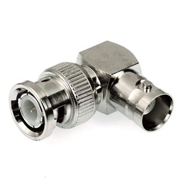 5x BNC 90° Female Coaxial Adapter Angle Video SDI Connector