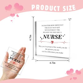 Nurse Christmas Gifts, Nurse Stocking Stuffers, Nurse Gifts, Nurses Week Gifts, Medical Assistant Gifts, Nurse Acrylic Plaque, Nursing Student Gifts, Nurse Appreciation Gifts, Nurse Graduation Gift